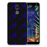 LG K40 TPU bumper Vlinder Patroon - thumbnail