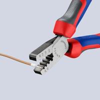 Knipex Krimptang voor adereindhulzen met meer-componentengrepen 145 mm - 9762145A - thumbnail