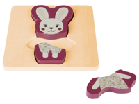 lupilu Houten motoriek speelgoed (Konijn inlegpuzzel) - thumbnail