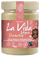 La Vida Vegan Witte Crunchy Hazelnootpasta - thumbnail