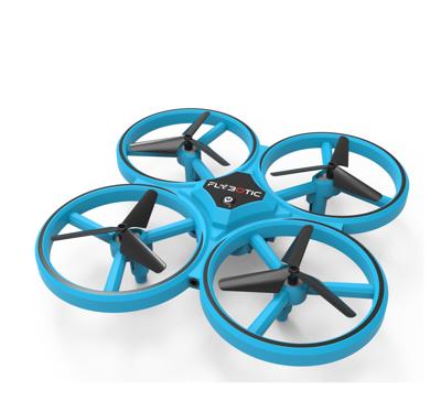 KNIPPERENDE DRONE - Mini drone met LED - FLYBOTIC - Klassieke afstandsbediening + afstandsbediening voor polsbeweging - Looping 360