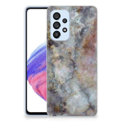 Samsung Galaxy A53 5G | TPU | Siliconen hoesje | Marmer Grijs Samsung Galaxy A53 5G | TPU | Siliconen hoesje | Marmer Grijs