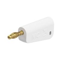 Stäubli LQ-4A-30 Laboratoriumstekker Stekker Stift-Ø: 4 mm Wit 1 stuk(s) - thumbnail