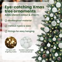 VidaXL Slanke kerstboom groen 150 cm pvc en massief dennenhout - thumbnail