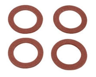 Kirchhoff Doucheslangafdichting, gevulkaniseerde vezel, 12 x 18 x 1,5 mm, voor 1/2" (4x) - 98696530