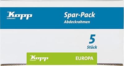 Kopp 401913017 Frame 2-voudig Europa Arctisch-wit, Mat 5 stuk(s)