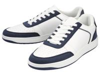 esmara Men Heren sneakers (Wit/donkerblauw, 45) - thumbnail