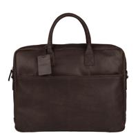 Burkely Vintage Max Worker 17" laptopbag-Brown - thumbnail