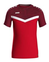 JAKO 6124 T-Shirt Iconic - Rood/Wijnrood - XXL - thumbnail