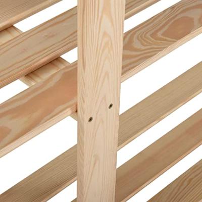 Opbergrek 5-laags 170x28,5x170 cm massief grenenhout Opbergrek 5-laags 170x28,5x170 cm massief grenenhout