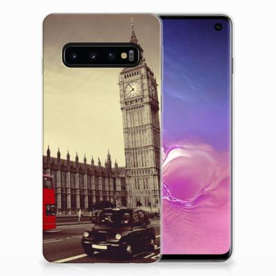 Samsung Galaxy S10 | Silliconen Back Cover | Londen