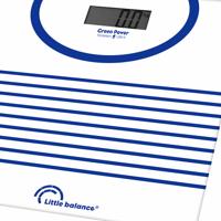 Personenweegschaal - LITTLE BALANCE - 8655 - USB-repareerbaar - 180 kg / 100 g - Mariniere - thumbnail