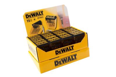 DeWalt Accessoires Schroefbitdisplay 20 cassettes DT7912-QZ inhoud 15 stuks Pz2 (lengte 50mm) - DP73-QZ