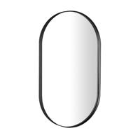 Spiegel Sapho Puno 40x70 cm Framed Zwart Sapho - thumbnail