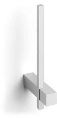 Zack Carvo Reserverolhouder - 2 rollen - geborsteld RVS 40481