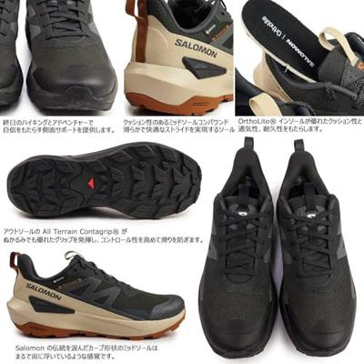 Salomon Elixir Activ GTX Lage Wandelschoen Heren Phantom/Black/Magnet 9 Salomon Elixir Activ GTX Lage Wandelschoen Heren Phantom/Black/Magnet 9