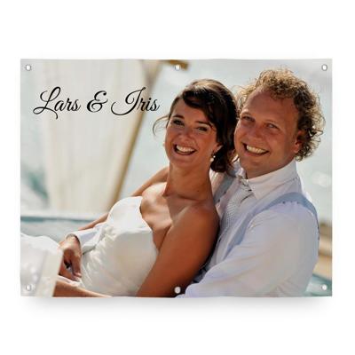 Spandoek bedrukken - 130 x 100 cm