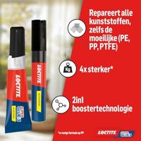 Secondenlijm loctite all plastic 2gr+4 ml - thumbnail