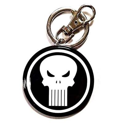 Marvel Comics Metal Keychain Punisher Logo