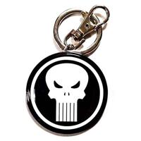 Marvel Comics Metal Keychain Punisher Logo - thumbnail