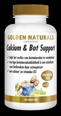 Golden Naturals Calcium & bot support 180 Tabletten