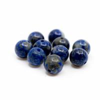 Edelsteen Losse Kralen Lapis Lazuli - 10 stuks (6 mm) - thumbnail