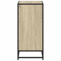 Boekenkast 60x35x76 cm bewerkt hout sonoma eikenkleurig - thumbnail