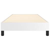 Boxspringframe kunstleer wit 80x200 cm - thumbnail