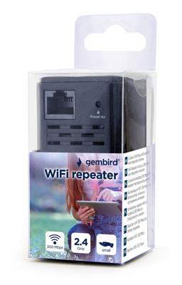 WiFi repeater 300Mbps zwart WiFi repeater 300Mbps zwart