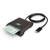 ACT AC6020 USB-C Smartcard eID Card Reader - External - Zwart - thumbnail
