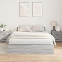 Bedframe Grijs sonoma 200 x 160 x 31.5 cm Bewerkt hout - thumbnail