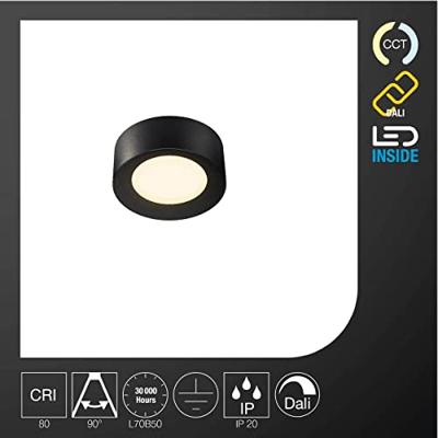 SLV 1002968 FERA 25 LED-plafondlamp LED vast ingebouwd 19.5 W Zwart SLV 1002968 FERA 25 LED-plafondlamp LED vast ingebouwd 19.5 W Zwart