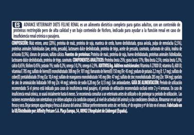 ADVANCE VETERINARY DIET CAT RENAL NIEREN