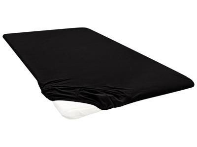 Biberna Jersey hoeslaken (Zwart, 140-160 x 200 cm) Biberna Jersey hoeslaken (Zwart, 140-160 x 200 cm)