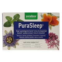 Purasana Purasleep 30 Vegetarische capsules - thumbnail
