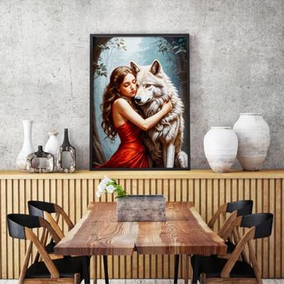 Lady and the Wolf Puzzel 1000 Stukjes