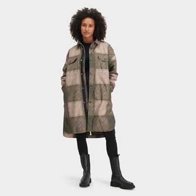 Oversized Rain Shirt Winter Regenjas Dames Army Green Oversized Rain Shirt Winter Regenjas Dames Army Green