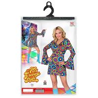 Jaren 70 Groovy Jurk Cirkels - thumbnail