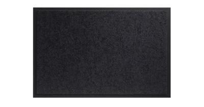schoonloopmat Twister black 60x80