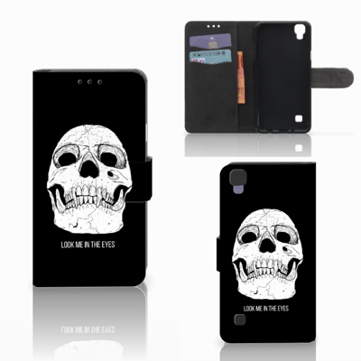 Telefoonhoesje met Naam LG X Style Skull Eyes Telefoonhoesje met Naam LG X Style Skull Eyes