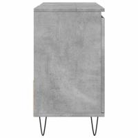 Badkamerkast 65x33x60 cm bewerkt hout betongrijs - thumbnail