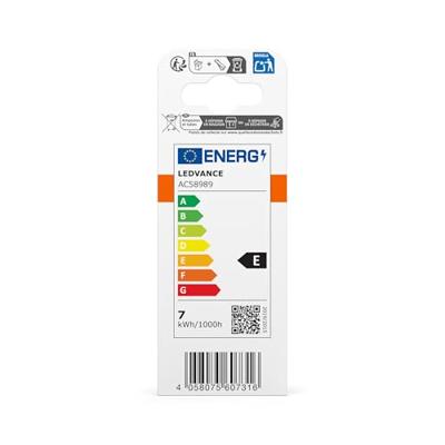 OSRAM HOMELIGHTING 4058075607316 LED-lamp Energielabel E (A - G) E14 Batterij 7 W = 60 W Warmwit (Ø x l) 20 mm x 92 mm 1 stuk(s)