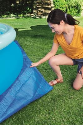Bestway zwembadgrondzeil flowclear 396x396 cm