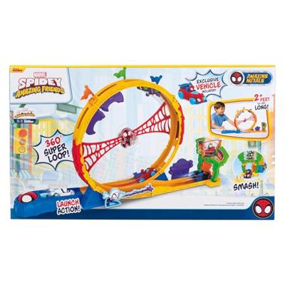 Jazwares Spidey amazing metalen super loop racebaan - thumbnail