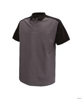 DASSY polo shirt cesar katoen grijs/zwart m - thumbnail