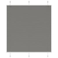 Pliss rolgordijn 120x150 cm stofbreedte 119,4 cm antraciet - thumbnail