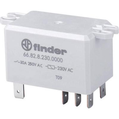Finder 66.82.8.230.1000 Steekrelais 230 V/AC 30 A 2x wisselcontact 1 stuk(s)