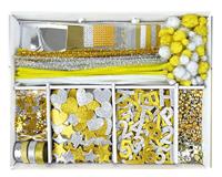 Lena Knutselkoffer Jumbo Goud & Zilver 1500 stuks - thumbnail