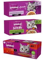 WHISKAS Tasty Mix Selectie van de chef in saus - natvoer voor katten - 40x85g - thumbnail