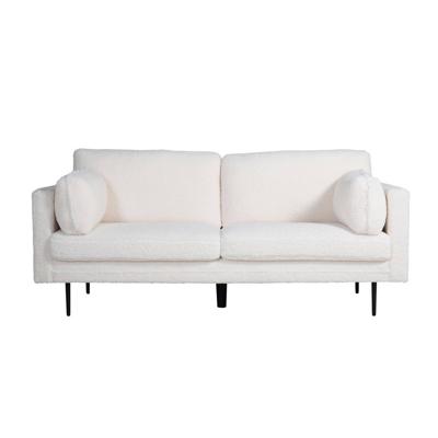 Nohr 3-zits Bank 'Tylan' Teddy, kleur Wit